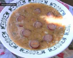 Суп гороховый с копченостями