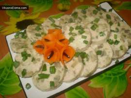 Колбаса домашняя куриная с грибами