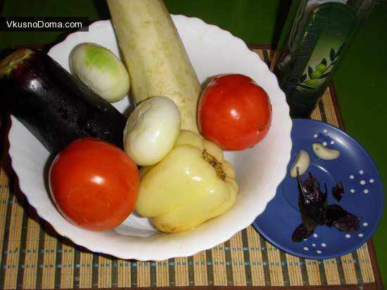 овощи в духовке