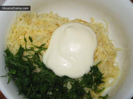 рецепт крабовые палочки с сыром
