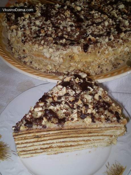 Тортик на сковородке на ВкусноДома